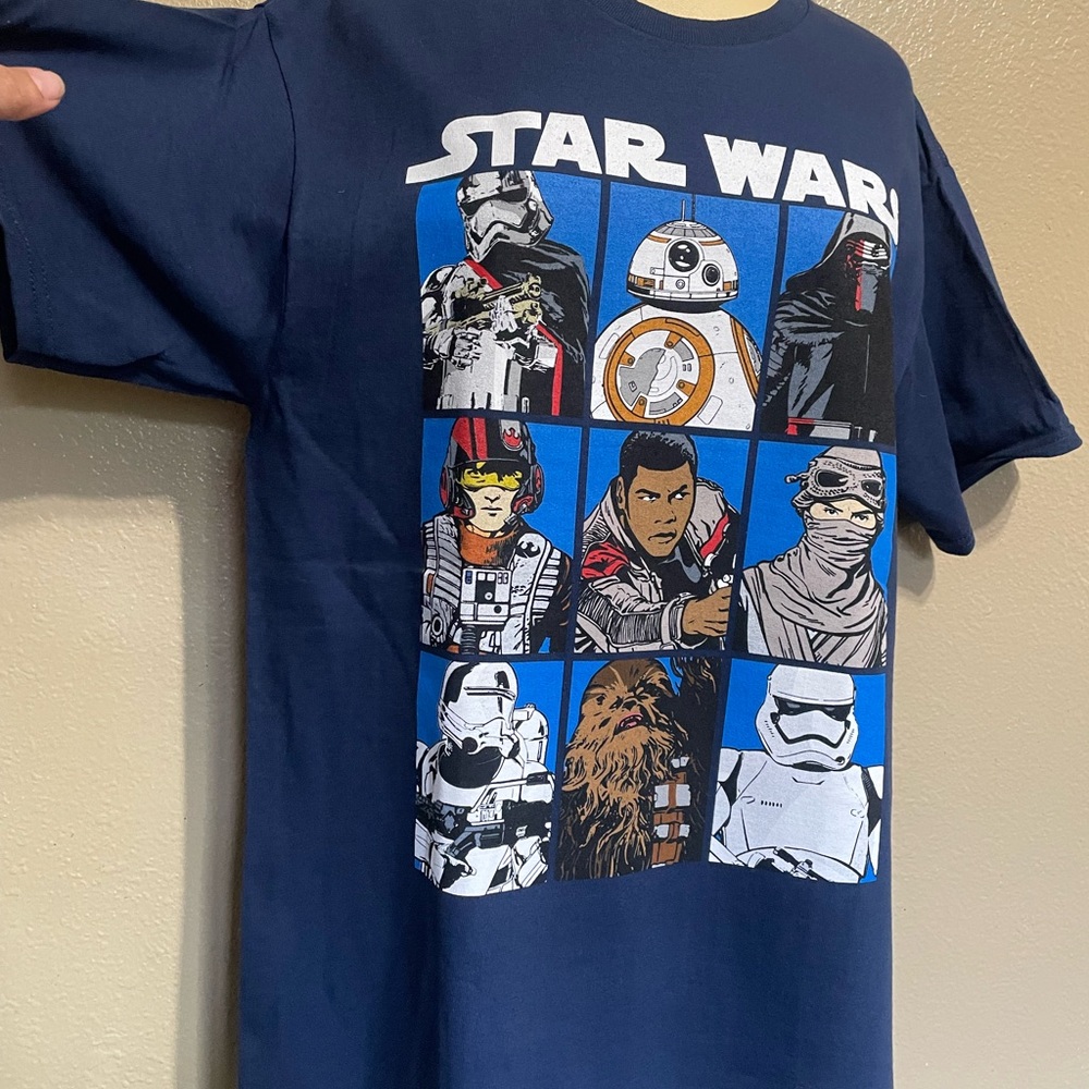 Delta Navy Star Wars Graphic Tee New